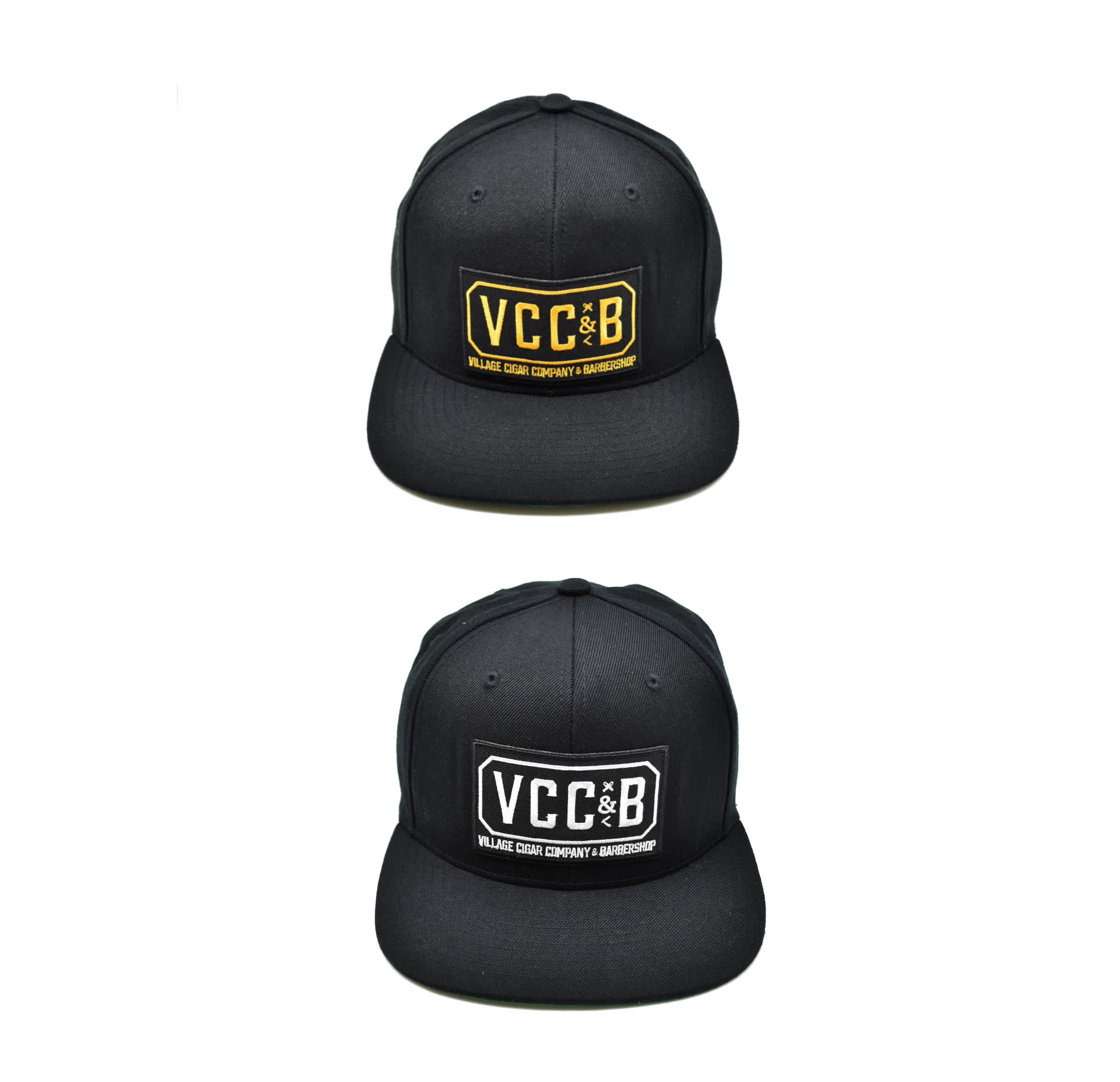 VCC&B Linear Flat Brim Hat - Village Cigar Company & Barbershop